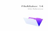 FileMaker SQL Reference · Contents Chapter 1 Introduction 5 About this reference 5 Where to find FileMaker documentation 5 About SQL 5 Using a FileMaker database as a data source