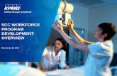 SCC WORKFORCE PROGRAM DEVELOPMENT …files.ctctcdn.com/b450ac0d401/847ae3be-0d8c-4a1b... · Data Analytics Workspace, including Database, Scenario Simulation, and Reports KPMG Support