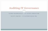 Auditing IT Governance - ISACA IT... ·  · 2016-04-08What is IT Governance? ‘A set of responsibilities and practices exercised by the board and executive management with the goal