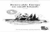 Renewable Energy on Small Islands - INFORSE · renewable energy sources, ... Renewable Energy on Small Islands First Edition April 1998 Island ... Hydro, and biomass