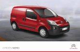CITROËN NEMO - Global Van Solutions · citroËn nemo combines the best of both worlds to bring you big business benefits. plenty of power with low emissions. ... handy storage compartments