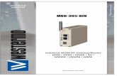 MRD-305-DIN - westermo.co.uk · MRD-305-DIN Industrial M2M/3G Gateway/Router ... HSDPA / HSUPA / HSPA  User Guide 6623-2260. ... rough …