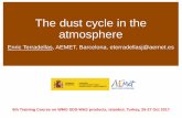 The dust cycle in the atmosphere - Meteoroloji€¦ ·  · 2017-11-13The dust cycle in the atmosphere Enric Terradellas, AEMET, Barcelona, ... Solid or liquid particles suspended