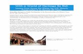 With a World of Heritage So Rich - US/ICOMOS€¦ ·  · 2017-01-18With a World of Heritage So Rich ... For the Shangri-La platform to reach its target groups in the shortest amount