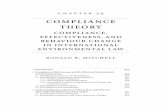 COMPLIANCE THEORY - University of Oregon THEORY COMPLIANCE, EFFECTIVENESS, AND BEHAVIOUR CHANGE IN INTERNATIONAL ENVIRONMENTAL LAW . Introduction Compliance,Effectiveness,and the Effects