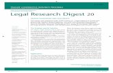 Legal Research Digest IC Transportation Law; VI Public ... 20.pdf · Legal Research Digest 20 ... II. Obligations of the ... There is a Constitutional Right to Travel on Transit 7
