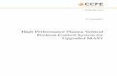 CCFE-PR(13)71 G. Cunningham - Fusion: Fusion - a clean …13)71.pdf ·  · 2014-02-04G. Cunningham CCFE-PR(13)71 High Performance Plasma Vertical ... and if the conductors which