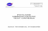 PAYLOAD VIBROACOUSTIC TEST CRITERIA - National Aeronautics and JUNE 21, 1996 Space Administration PAYLOAD VIBROACOUSTIC TEST CRITERIA NASA TECHNICAL STANDARD NOT MEASUREMENT SENSITIVE