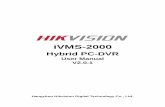 iVMS-2000 V2.0.0 User Manual - Hikvision USA Configuration of User Accounts ... This user manual describes the function, configuration and operation steps of iVMS-2000 software.