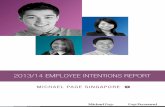 2013/14 EMPLOYEE INTENTIONS REPORT - Michael Page · The Michael Page Employee Intentions Report ... Oil & gas Sales & marketing 46% 46% 47% 45% ... seniority or a promotion as just