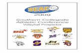 Southern Collegiate Athletic Conference - Hendrix College · Southwestern University favored to win 2009 SCAC volleyball title SUWANEE, Ga. – For just the second time in league