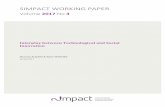 SIMPACT WORKING PAPER - SIMPACT Project · 2 Sources and Socpe of Innovation ... 2.1 Technological Innovation Trajectory ... technical changes and technological inventions