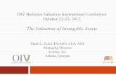 The Valuation of Intangible Assets · The Valuation of Intangible Assets Mark L. Zyla CPA/ABV, CFA, ... either individually or together with a related contract, ... • Unit Cost