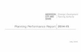 Planning Performance Report - Heads of Planning … City and Shire is a growing and economically dynamic city region with high quality environmental assets and exceptional quality