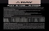 RAY R-12BR-70SB - PELIKANDANIEL.COMpelikandaniel.com/dld/RAY_ESC_manual_SBEC_v2013.pdf · red black Battery ESC Motor Motor To receiver, throttle channel RAY ESC Wiring Diagram Please
