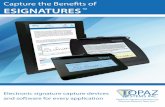 ESIGNATURES - Topaz Systems€¦ ·  · 2017-03-03utilities and plug-ins to enhance your eSignature capabilities. ... Android Tablets Verification Software ... need to buy separate