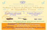 Presents a Concert on ndian Classical Melodies & Mandolin Tbtckstorage.blob.core.windows.net/site1500/Indian_Clasical_Music... · Presents a Concert on Indian Classical Music Melodies