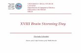 XVIII Brain Storming Day - Unict · XVIII Brain Storming Day ... 0.075 0.08 0.085 0.09 0.095 water 5 Hz - air 12 Hz Time [s] Voltage [V] ... Water pumped 10Hz Water pumped 10Hz