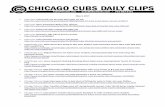 Cubs Daily Clips - MLB.com · Chicago Tribune, Brian Duensing impressed after Kyle Schwarber's brief appearance at catcher  ...