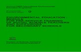 Unesco-UNEP International Environmental Education ... International Environmental Education Programme ENVIRONMENTAL EDUCATION : MODULE FOR PRE-SERVICE TRAINING OF SOCIAL SCIENCE TEACHERS