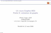 L3: cours Graphes I6S3 Partie II: coloration de graphedcanl.free.fr/Etudes/COURS_L3/GRAPHES/CMgraphe1.pdf · L3: cours Graphes I6S3 Partie II: coloration de graphe Ressources bibliographiques