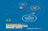BUSINESS OPPORTUNITIES SHOW 2013 year Business Opportunities Show 2013 targets to touch 65 cities ... MARCH Bhatinda Patiala KOLKATA Dhanbad ... APRIL Hisar Rohtak AUGUST Amravati