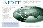 ADITThe Global Standard in International Taxation · qualification in international cross-border taxation. ADIT offers the ... Please see the syllabus for full details at ... London