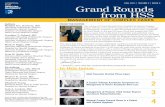 FALL 2011 VOLUME 2 ISSUE 3 Grand Rounds from HSS volume of Grand Rounds from Hospital for Special Surgery ... FALL 2011 VOLUME 2 ISSUE 3 ... Case presented by Mathias P.G. Bostrom,