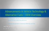 Advancements in Vehicle Technology & Alternative … in Vehicle Technology & Alternative Fuels – OEM Overview Curt Augustine, Director of Policy & Government Affairs, Alliance of