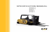 SPECIFICATION MANUAL - Advanced Material Handling · EP40(C) 2 – 50S 2 Specification Manual 7 (32) 4.19 Overall length l1 (mm) 3,962 3,952 4,102 4,102 4.20 Length to fork face (including