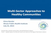 Multi-Sector Approaches to Healthy Communities - … Approaches to Healthy Communities. Elissa Bassler. Illinois Public Health Institute. July 22, 2014. Strong Cities, Strong …