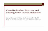 Corn By-Product Diversity and Feeding Value to Non … · Corn By-Product Diversity and Feeding Value to Non-Ruminants ... Starch and Nutritive Sweetners Corn Gluten Meal Gluten ...