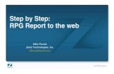 Step by Step: RPG Report to the web - static.zend.comstatic.zend.com/topics/StepbyStep---RPG-report-to-web.pdf · Step by Step: RPG Report to the web Mike Pavlak Zend Technologies,