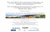 The 3rd IEEE International Conference on Cyber Security ...csis.pace.edu/CSCloud/2016/docs/program.pdf · The 3rd IEEE International Conference on ... Conference Program and Information