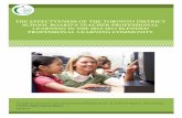THE EFFECTVENESS OF THE TORONTO DISTRICT …edugains.ca/...EffectivenessofBlendedProfessionalLearning_June2013… · Diane Bailey, ... classroom, school, ... TEACHER PROFESSIONAL