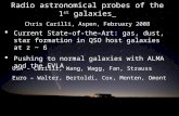 [PPT]PowerPoint Presentation - National Radio Astronomy …ccarilli/TALKS/ASPEN08.cc.ppt · Web viewTitle PowerPoint Presentation Author Chris Carilli Last modified by Chris Carilli