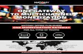 ONE GATEWAY TO MULTICHANNEL MONETIZATION GATEWAY TO MULTICHANNEL ... mobile and video ads. PERSONAL SERVICE ... with access to RTB demand, provides steady budgets, ...