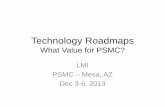 Technology Roadmaps - Defense Logistics Agency · The Purpose of Technology Roadmapping • Product planning – This is the most common type of a technology roadmap; linking the