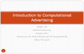Introduction to Computational Advertisingweb.stanford.edu/class/msande239/lectures-2011/Lecture 06 Display... · Introduction to Computational Advertising 1 . ... Video and other