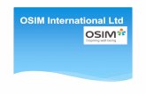 OSIM International Ltd (1) - sharesinvestcoach.com · OSIM International Ltd. ... ∗TWG outlets ∗Serve a variety of tea, including house blends ... Microsoft PowerPoint - OSIM