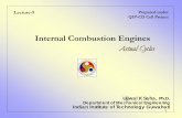 Internal Combustion Engines - iitg.ac.in · combustion chamber. 5 Spark Advance ... Blowdown loss is due to the early opening of exhaust valves. This results in drop in pressure,
