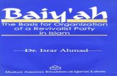 Baiy'ah - The Basis for Organization of Revivalist Party ... · The Basis for organization of a Revivalist Party in Islam . ... Original Title in Urdu: &I~H.J&~(?c~; ... The Caliphs