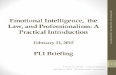Emotional Intelligence, the Law, and Professionalism: A ...a123.g.akamai.net/7/123/121311/abc123/yorkmedia.download.akamai... · Emotional Intelligence, the Law, and Professionalism: