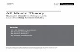AP Music Theory - College Board Music Theory 2017 FRQ 1 Sample Student Responses Author: The College Board Subject: AP Music Theory 2017 FRQ 1 Sample Student Responses Keywords: