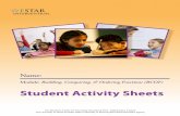 Student Activity Sheets - jukebox.esc13.netjukebox.esc13.net/teadeveloper05/ESTAR II/BCOF/Module_BCOF...Student Activity Sheets ... 6 bars of clay shared equally among 4 students.