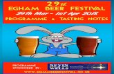 29th Mar - 1st Apr 2018 - eghambeerfestival.co.ukeghambeerfestival.co.uk/wp-content/uploads/2018/03/EBF29-v2-final.pdf · both forces charities as well as more local organisations.