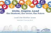 Lead Like Mother Jones - National Education Association · Indicate the NEA Leadership Competency your session addresses: Example – COMPETENCY: BUSINESS •Indicate all of the NEA
