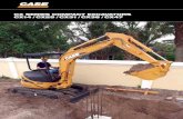 CX SERIES COMPACT EXCAVATORS CX14/ CX25/ … · Comfort with commanding views The operator station on Case CX compact excavators provides commanding views to the entire work site,