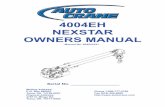 4004EH NEXSTAR OWNERS MANUAL - Auto Crane · 8-2,4 UPDATED WIRING HARNESS ... Failure to correctly plumb and wire crane can cause inadvertent operation and damage ... Auto Crane maintains
