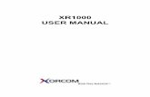 XR1000 USER MANUAL - Xorcom · Document Information This document is numbered #XR1000, Revision 1.1 and was released February 2008. Contact Information Xorcom …